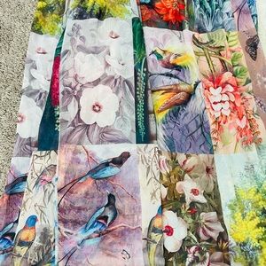 Dalia Macphee | Dresses | Nwt Dalia Macphee Mixed Print Maxi Dress Xl ...